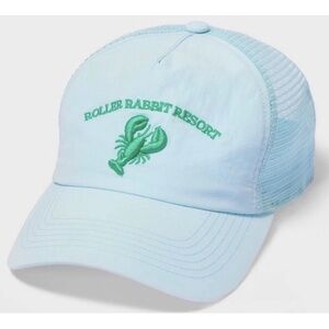 Roller Rabbit x Target Adult Trucker Baseball Hat Adjustable NWT Embroidered